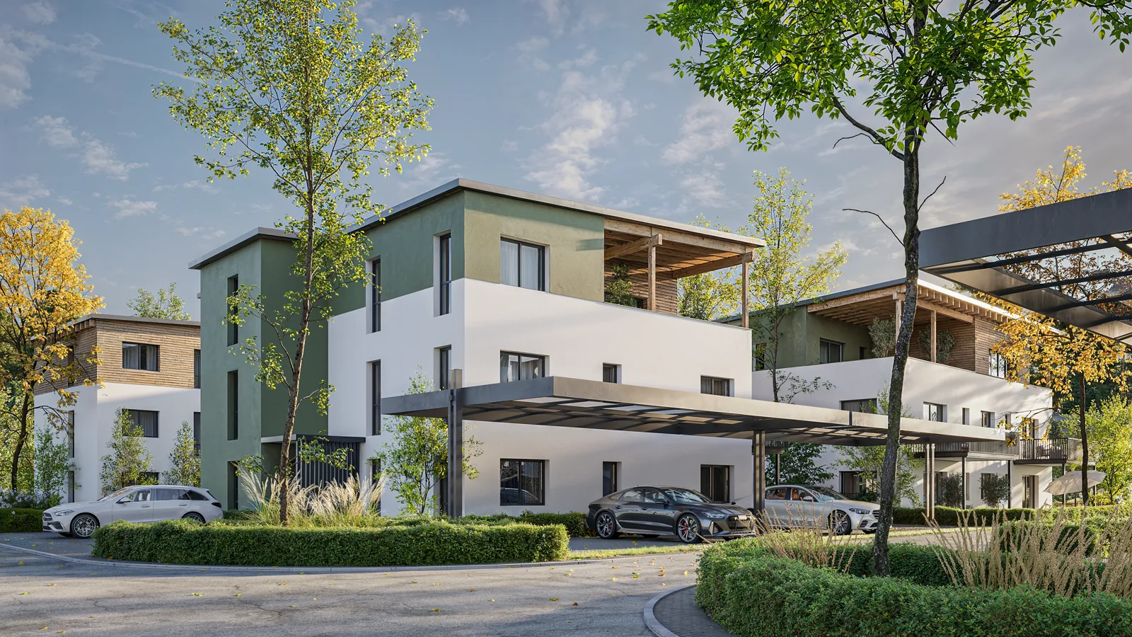 Außenvisualisierung Quartier Lauffen